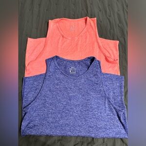2 Nike Dri-fit tank tops